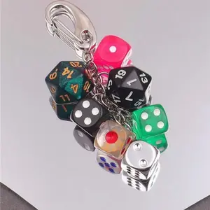 Unisex Dice Keychain - Stylish Streetwear Accessory