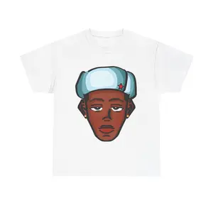 Tyler Vintage Animated Graphic Tee Casual Cotton Menswear Top Classic Smooth Underwear Man Tshirt Streetwear Crewneck Shortsleeve T-Shirt men gifts