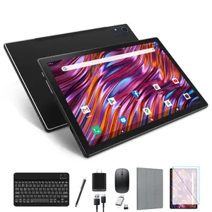 Newest 2026 Android 13 Tablet, 128GB+16(8+8 Expand)GB/512GB Expandable, Octa-Core Tablet with 5G WiFi, 8000mAh Battery, 10.1 inch Tablet with 21MP Camera, Tablet with Keyboard, Bluetooth, Mouse, Case. touchscreen tablet springtok