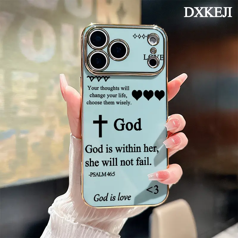Aesthetic Electroplated Cellphone Case for iPhone 11-12-13-14 Plus-15 Pro Max-16-16 Plus-17 Air, Flexible Shell, Soft TPU Silicone Casing, Dirt-Resistant, Easy-to-Clean, Custom Protection Phone Accessory, Ideal Mobile Device Gift