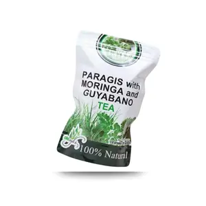 Chef Aybs Paragis Tea with Moringa & Guyabano Extract 3 In 1 20 Tea Bags 1 Pack 100% Natural Caffeine Free Herbal Drink