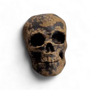 Patina Skull Bead – Partial Rust EDC Lanyard Bead