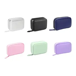 Explorinox Healthcare Pill Organizer, Waterproof Portable Travel Medicine Case with 14 Clear Zipper Bags for Daily Supplements Storage