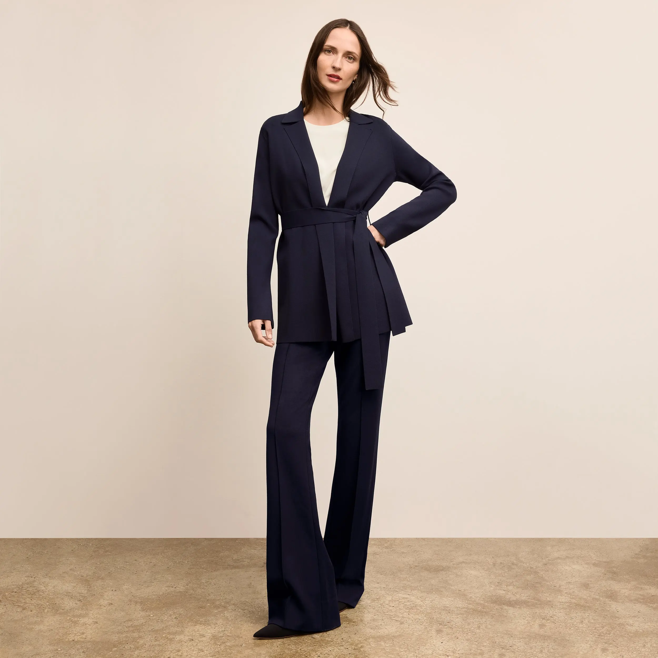 Merritt Wrap Jardigan :: Dark Navy