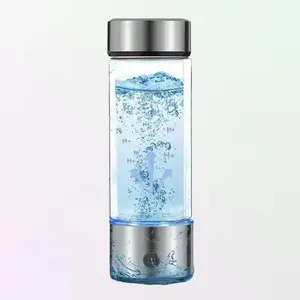 Hydrogen Water Bottle, USB Rechargeable lonizer Water Bottle, Hydrogen Enriched Smart Water Bottle for Home, Travel & Office, Mother's Day Gift, Summer for Gift