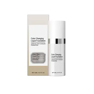 Color Changing Liquid Foundation - Smart Color-Adapting Technology, Flawless All Day Wear, Lightweight & Hydrating Foundation, Travel Size 12ml/0.41 fl.oz