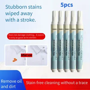 Portable Stain Removal Pen for Clothes, Quick Cleaning Without Rinsing, Ideal for Travel and Efficient Oil Stain Removal, Stain Remover Pen