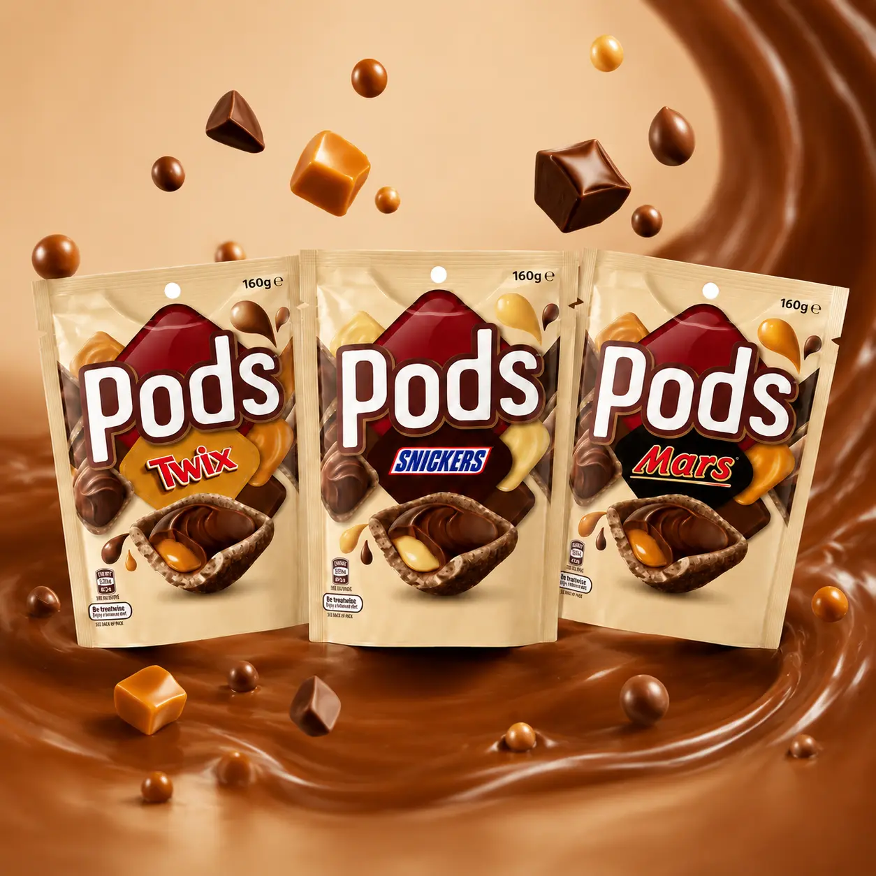 PODS are Australia's ultimate crunchy, gooey, and chocolatey bite-sized snack. The Popular Australian Pods Dessert - , Ships with Icepack, Dispatched Mon-Thurs to Prevent Melting