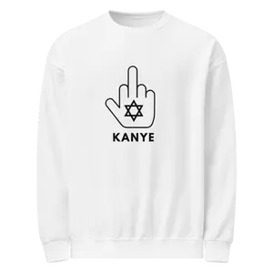 F*CK KANYE Unisex Premium Sweatshirt (white)
