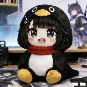 Path to Nowhere 35cm Yi Jin Zhen Tian Penguin Plush Doll Cute Chibi Character Soft Stuffed Toy