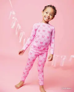 Barbie Bowtique Long Sleeve Pajama Set