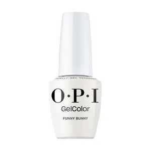 OPI GelColor Funny Bunny #GCH22 0.5 fl oz Sheer White Gel Polish for French Tips with Intensely Pigmented Color Coverage
