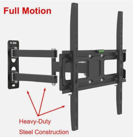Full Motion TV Wall Mount Bracket 32"37"42"46"50"55"60"65" inch LCD LED OLED