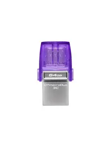 Kingston Technology DTDUO3CG3-64GB DataTraveler microDuo 3C USB Flash Drive
