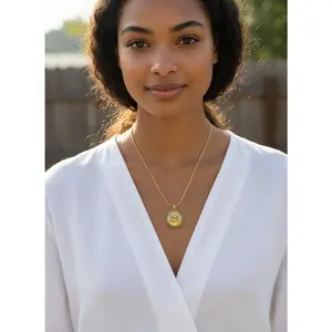 Pre-owned Chanel Repurposed Medallion Necklace