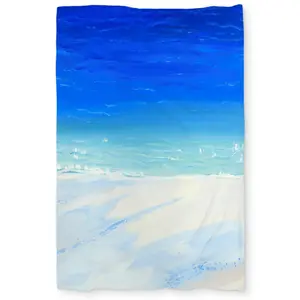360 stand Twin Size Extra Long Microfiber Face Duvet Cover, Breathable Fabric Coastal Chic Bedding with Ocean Print & Beach Vibes, Satellite View Ocean Beach Exotic Design, Microfiber Duvet Covers