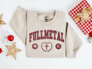Fullmetal Alchemist Brotherhood Varsity Sweatshirt Casual Clothing