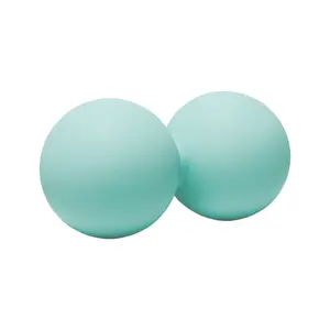Peanut Massage Ball, Silicone Double Lacrosse Ball for Myofascial Release, Muscle Soreness Relief and Yoga, Peanut Ball for Massaging Back, Neck, Waist