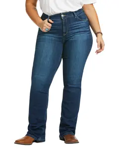 Ariat Women's Women'S Perfect Rise Abby Stretch Straight Mackenzie Jeans - 10036814-Plus