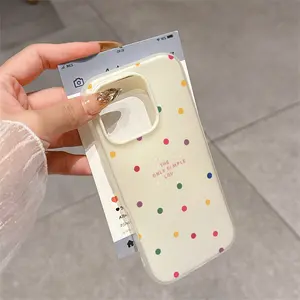 Love Heart Polka Dot Matte Soft Phone Case Cover For Motorola Edge 50 Fusion NEO 60 Pro G14 G84 G54 G64 G73 G24 G23 G Stylus 5G 2025