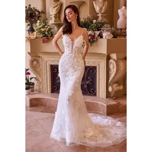 Andrea and Leo -WL053 Deep sweetheart Wedding dress