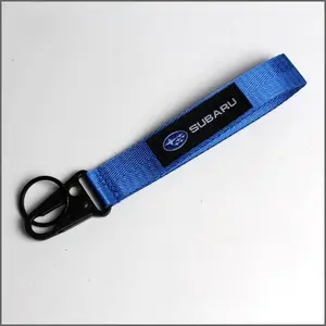 New 2026 Subaru Embroidered Keychain Creative INS Style Key Ring Lanyard Pendant car decors