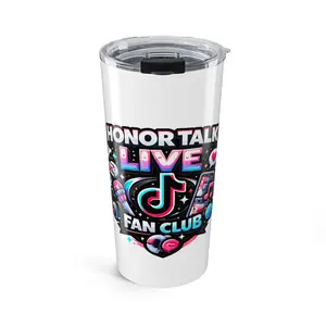 Honor Talk Live Fan Club Tumbler 20oz | TikTok Style Neon Logo