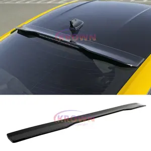 FITS 2024+ FORD MUSTANG S650 GLOSSY BLACK REAR ROOF SPOILER WING VISOR SPLITTER