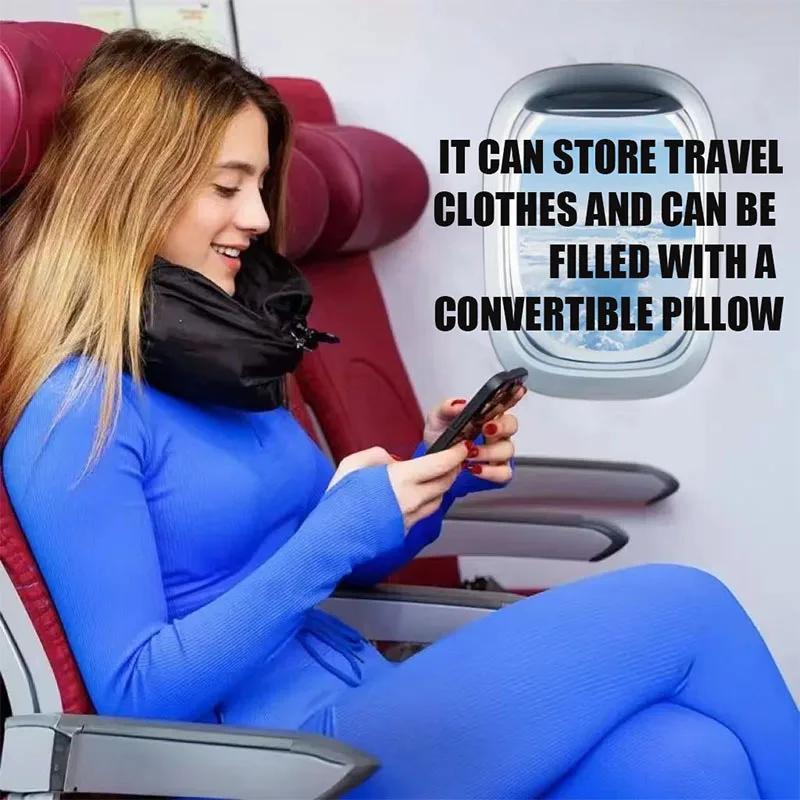 Travel Neck Pillow, Portable Travel Essentials, Lightweight Versatile Luggage Carry On Travel Accessories