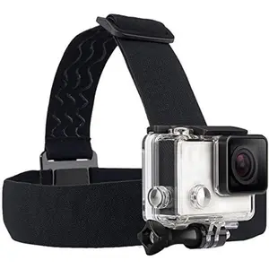 Action Camera Head Mount Strap Wearing Head Belt Compatible with Gopro Hero 13 12 11 10 9 8 7/AKASO EK7000 Brave 4 Brave 7 LE V50X/Dragon Touch/Apexcam/Surfola/Xilecam/WOLFANG Action Camera