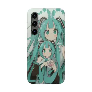 Cute Cartoon Kawaii H.atsune Mi.ku Compatible with SAMSUNG GALAXY S21 S22 S23 S24 S25 ULTRA PLUS