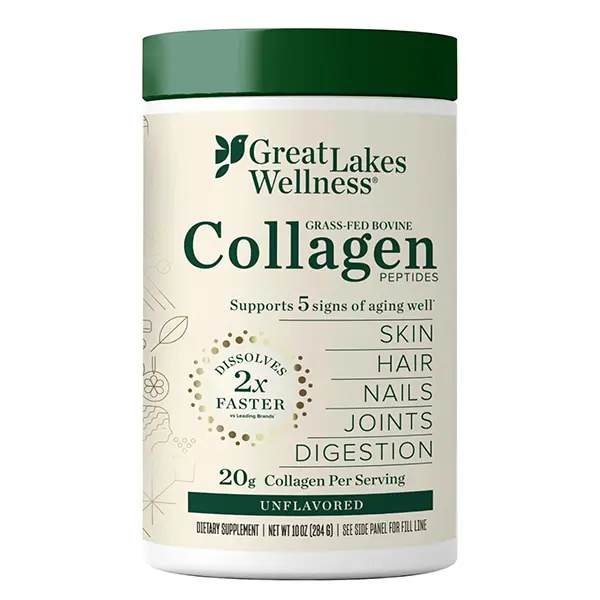Collagen Peptides Powder, Hydrolyzed Quick-Dissolve Collagen Protein for Skin, Hair, Nails, Joints & Digestion, Non-GMO, Keto & Kosher, 10 oz, 14 Servings
