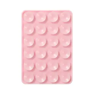 Lurella Cosmetics Silicone Phone Pad Stand with 24 Suction Cups for Hands-Free Viewing and Gaming   Accessories Smartphone Cellphone Mount