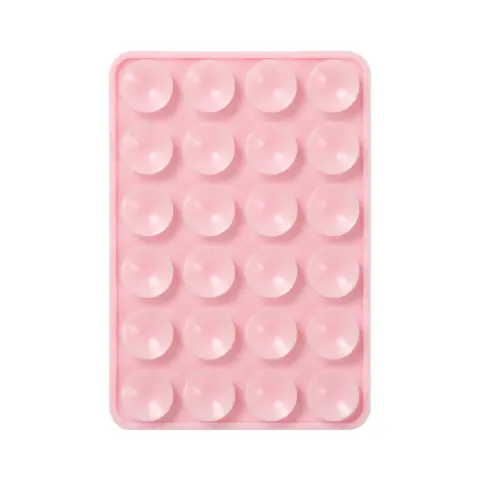 Lurella Cosmetics Silicone Phone Pad Stand with 24 Suction Cups for Hands-Free Viewing and Gaming   Accessories Smartphone Cellphone Mount