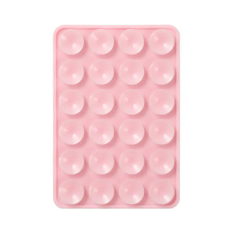 Lurella Cosmetics Silicone Phone Pad Stand with 24 Suction Cups for Hands-Free Viewing and Gaming Accessories Smartphone Cellphone Mount