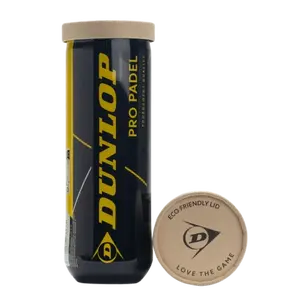 Dunlop PB Pro Padel Balls – 3-Pack for Practice & Match Play