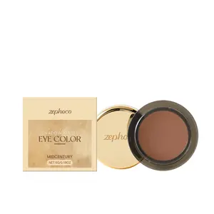 zephoco Matte Single-Color Eyeshadow (Midcentury), Natural Color Display, Not Easy To Smudge, Portable For Touch-Up Eyeshadow