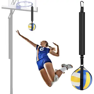 Volleyball Training Belt without Ball, Adjustable Bouncing Dunking Practice Belt, Hanging Volleyball Training Rope for Indoor Outdoor Use