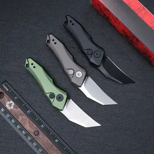 7350MINI Folding Knife, Aviation Aluminum Handle, High Hardness Corrosion Resistant Blade, Outdoor Camping, Driving, Fishing EDC Tool Cutting, Perfect Gift
