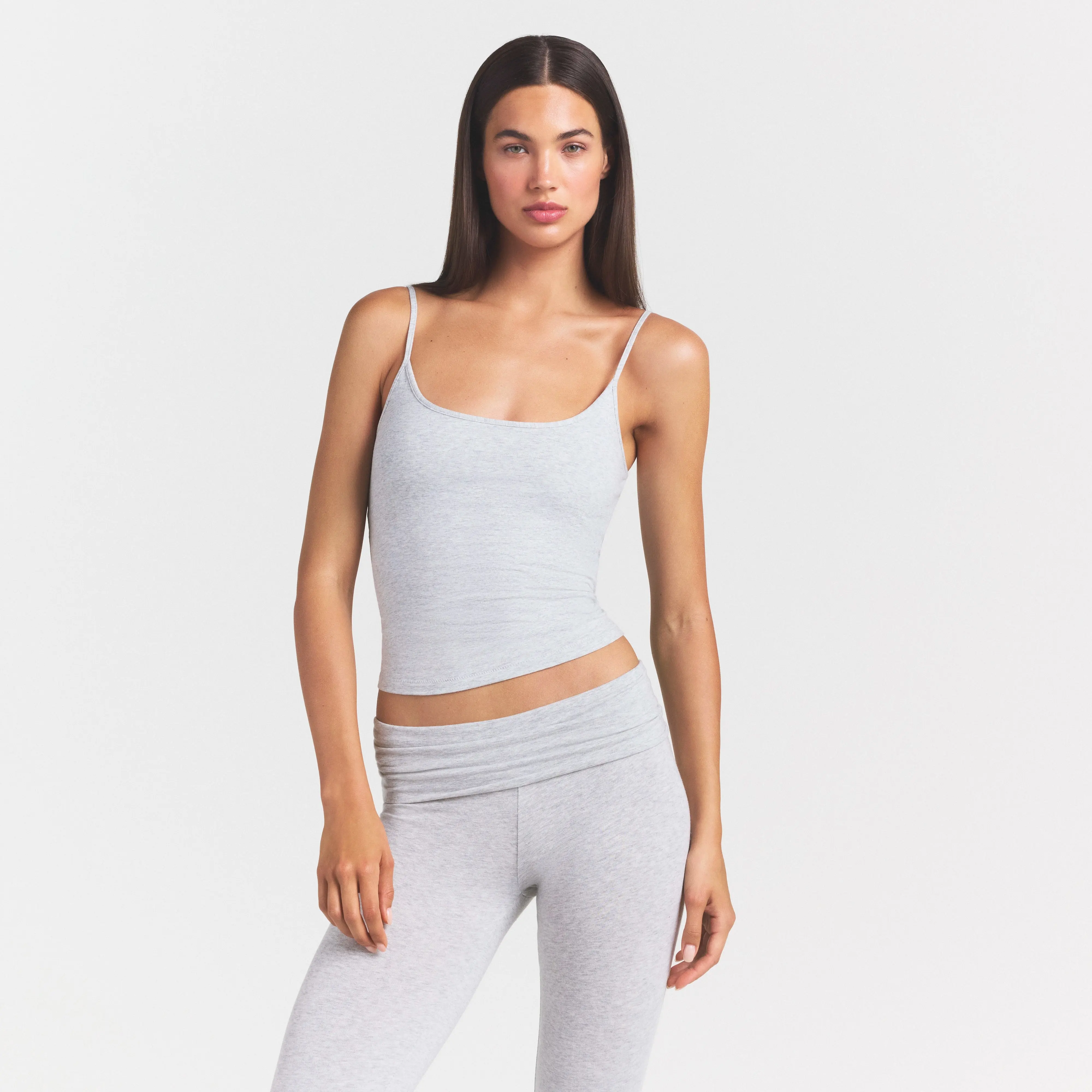SKIMS COTTON JERSEY SCOOP NECK CAMI