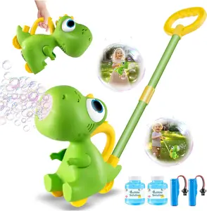 Rechargeable Bubble Machine for Kids: Portable Dinosaur Bubble Maker Blower for Party Birthday Christmas Kids Gift | Outdoor Toys for 1 2 3 Year Old Boy Girl