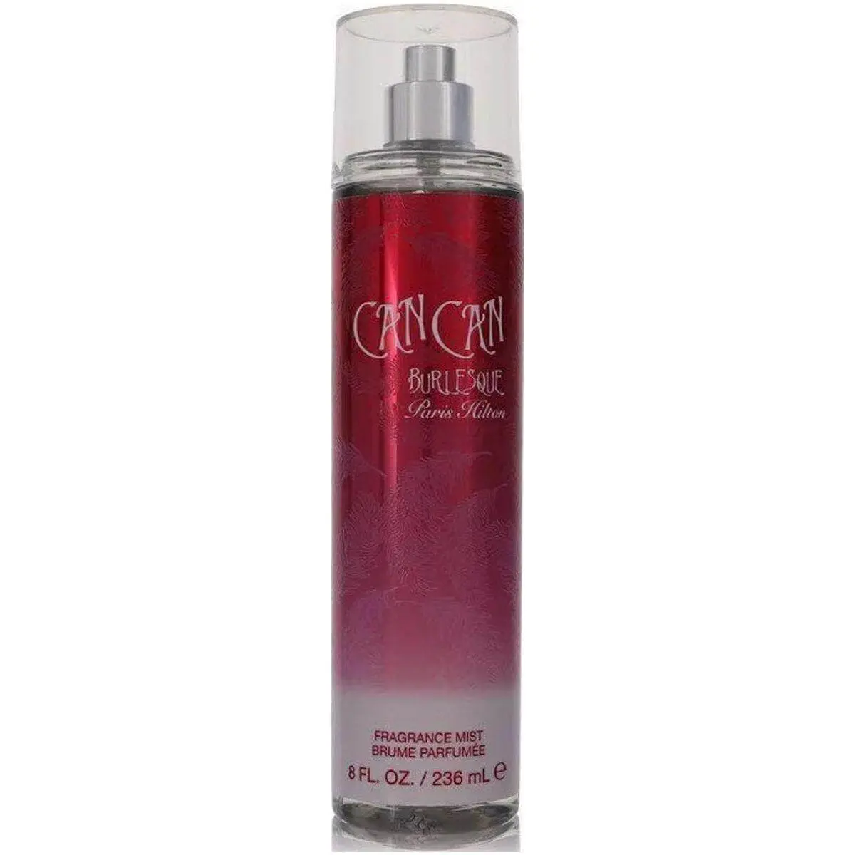 Paris Hilton Can Can Burlesque Women's Fragrance Mist, 8 fl oz Raspberry Top Notes Mist Bottle, New, Bottle Women's Fragrance, Raspberry Women's Fragrance