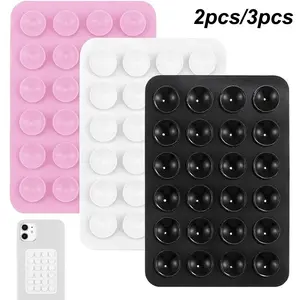 Suction Cup Phone Case Mount, Universal Self Adhesive Phone Stand, Phone Holder for iPhone & Android, Smartphone Accessories