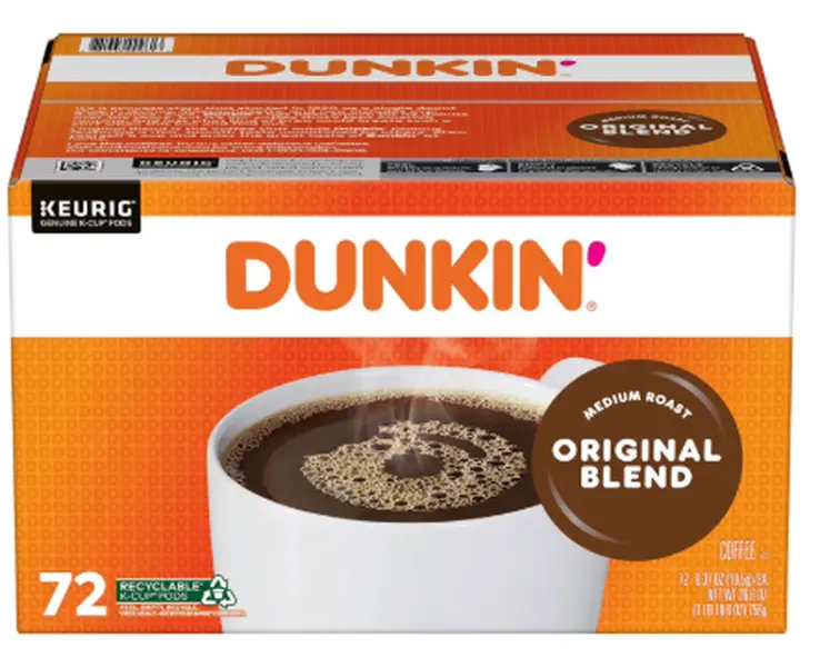 Dunkin' Donuts Medium Roast K-Cup Coffee Pods, Beverage for Single-Serve Coffee Makers