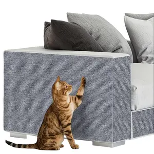 Cuttable Cat Scratching Board for Wall and Sofa, No Dust Multi-Functional Cat Climbing Mat, Furniture Protection Scratch Pad for Indoor Cats