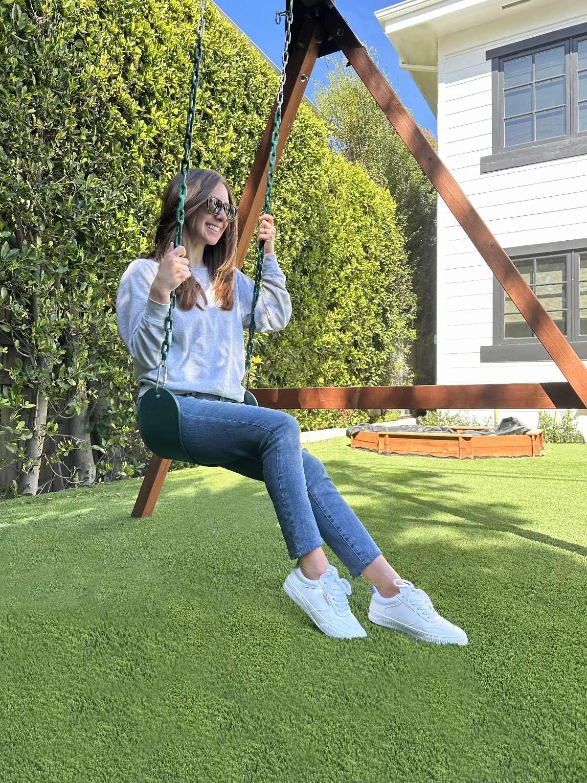 HOLLYWOOD - Women's White Leather Sneakers - Comfortable Casual Stylish Trendy - Drive-In Originals