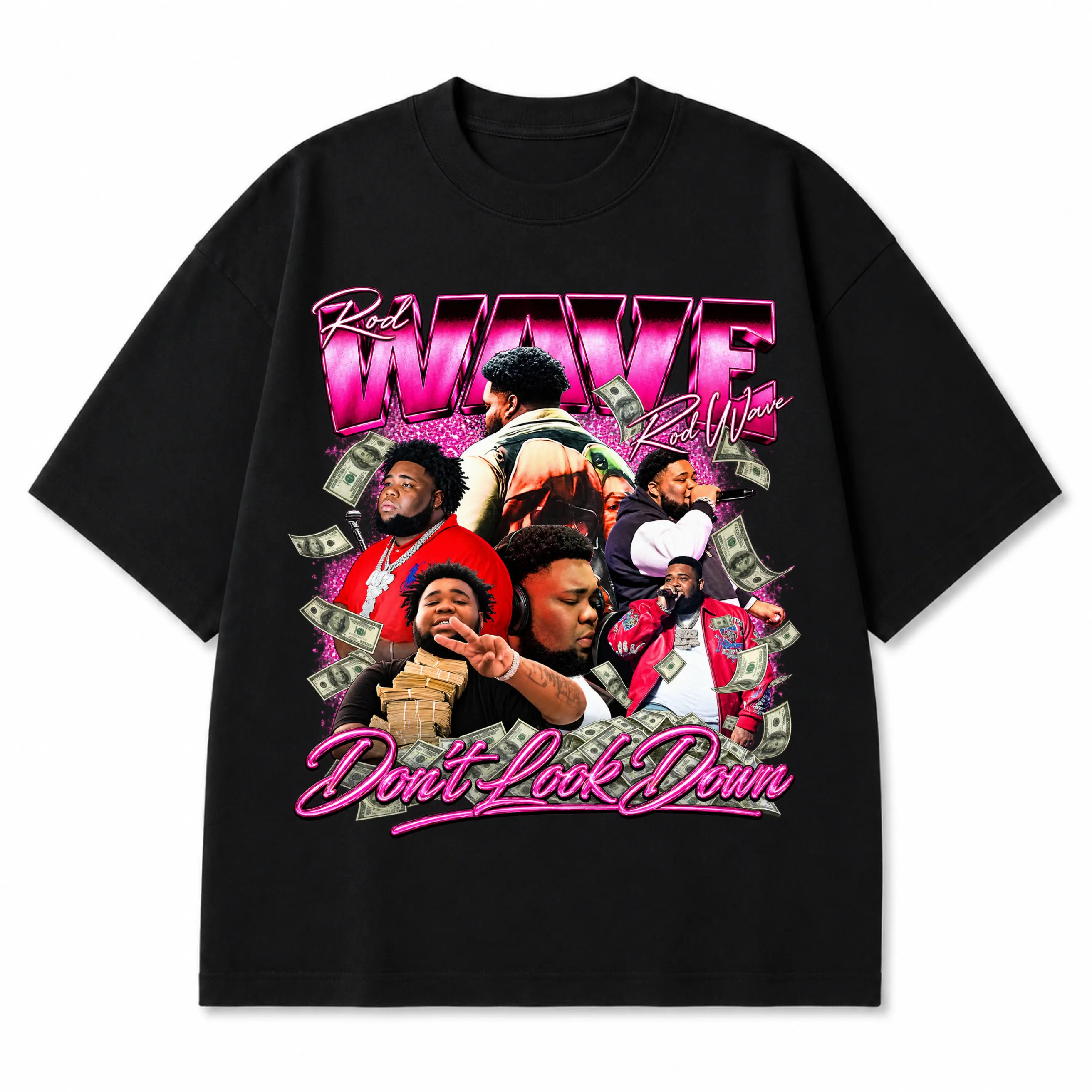 Rod Wave Don't Look Down Tour 2026 T-Shirt, Vintage Rap Graphic Tee, Rod Wave T-Shirt, Retro Rnb Shirt, Gift for Fans, Rod Wave Concert Gift