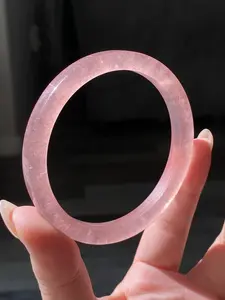 strawberry quartz bangle bracelet red gift idea