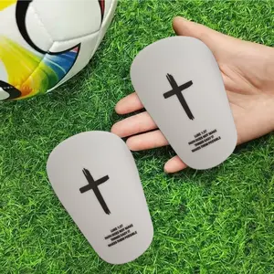 Mini Football Shin Guards Pair, Cross Series, Unisex Thick Sports Protection Gear, Fits Calf, All Seasons Suitable, Football Equipment, Football Accessories