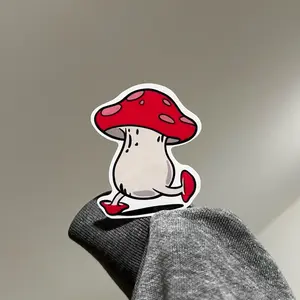 Running Mushroom Sticker - Mushroom Feet